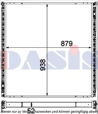 Imagine Radiator temperatura scazuta, intercooler AKS DASIS 260034N