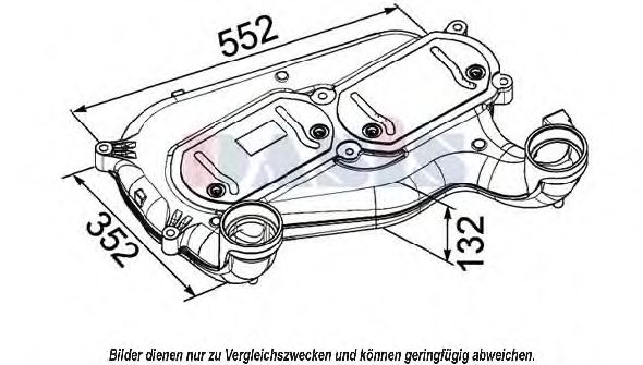 Imagine Intercooler, compresor AKS DASIS 267023N