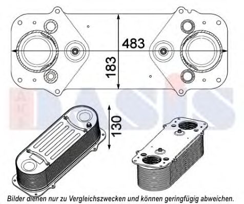 Imagine Intercooler, compresor AKS DASIS 267028N