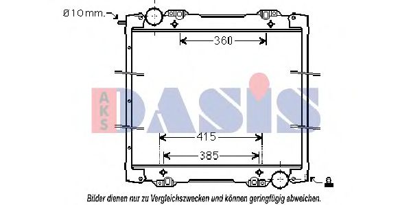 Imagine Radiator, racire motor AKS DASIS 270003N