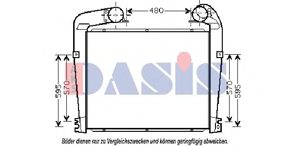 Imagine Intercooler, compresor AKS DASIS 277002N