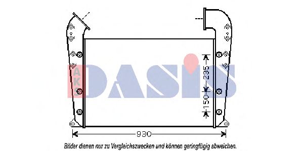 Imagine Intercooler, compresor AKS DASIS 277005N