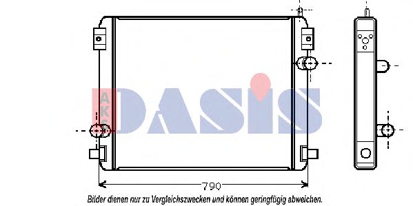 Imagine Radiator, racire motor AKS DASIS 280010N