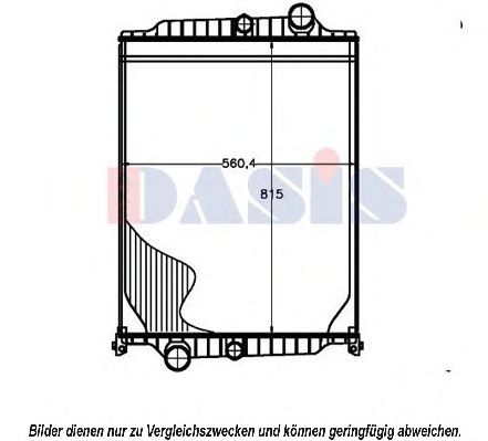 Imagine Radiator, racire motor AKS DASIS 280018N