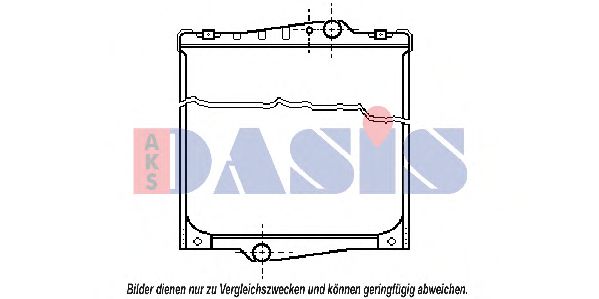 Imagine Radiator, racire motor AKS DASIS 280060T