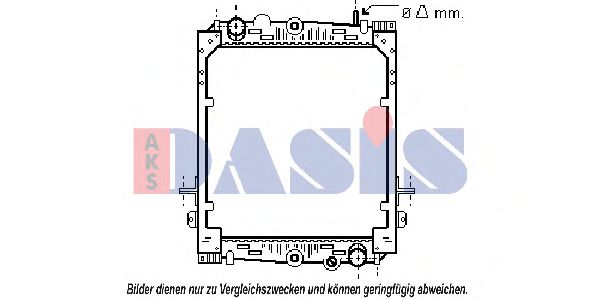 Imagine Radiator, racire motor AKS DASIS 290006N