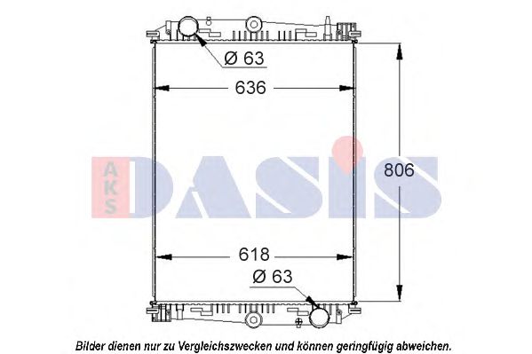 Imagine Radiator, racire motor AKS DASIS 290006S