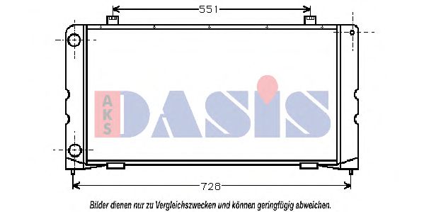 Imagine Radiator, racire motor AKS DASIS 290260N