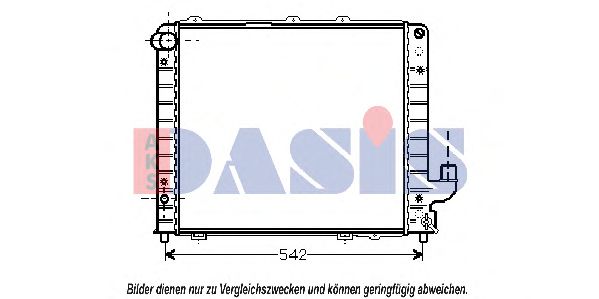 Imagine Radiator, racire motor AKS DASIS 300430N