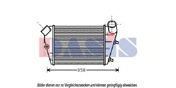 Imagine Intercooler, compresor AKS DASIS 307000N