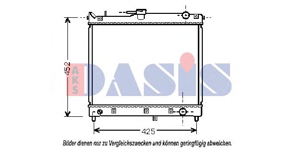 Imagine Radiator, racire motor AKS DASIS 320005N