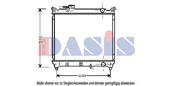 Imagine Radiator, racire motor AKS DASIS 320006N