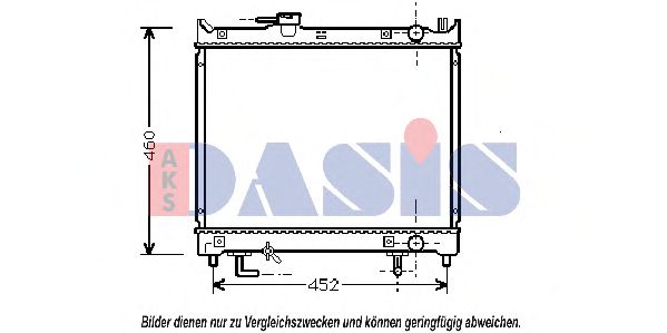 Imagine Radiator, racire motor AKS DASIS 320011N