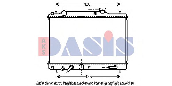 Imagine Radiator, racire motor AKS DASIS 320013N