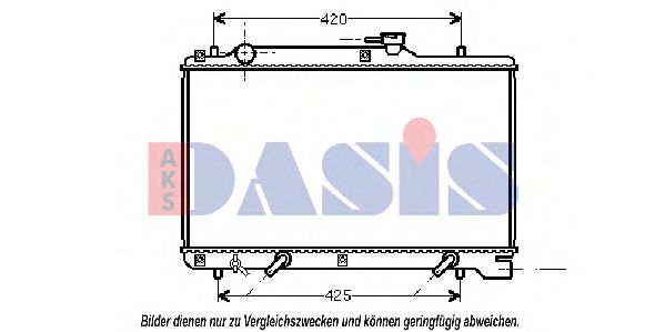 Imagine Radiator, racire motor AKS DASIS 320014N