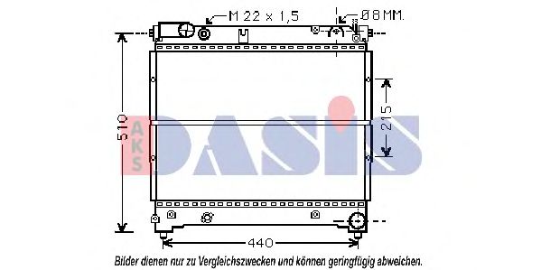 Imagine Radiator, racire motor AKS DASIS 320019N