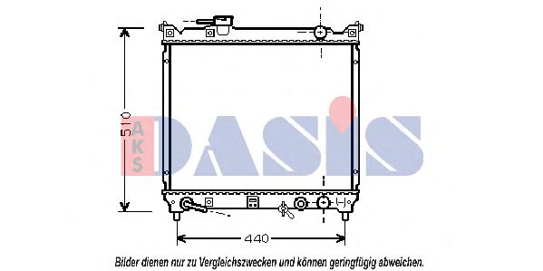 Imagine Radiator, racire motor AKS DASIS 320021N