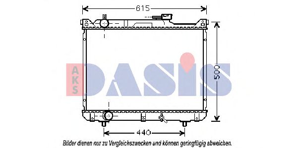 Imagine Radiator, racire motor AKS DASIS 320026N