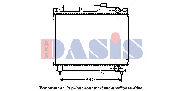 Imagine Radiator, racire motor AKS DASIS 320027N