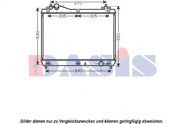 Imagine Radiator, racire motor AKS DASIS 320035N