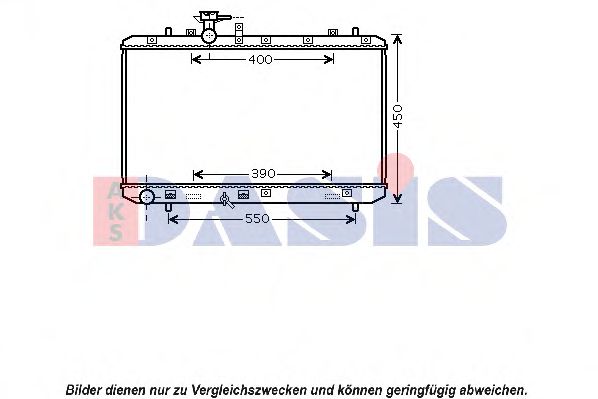 Imagine Radiator, racire motor AKS DASIS 320036N