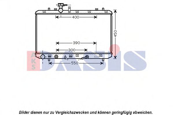 Imagine Radiator, racire motor AKS DASIS 320037N