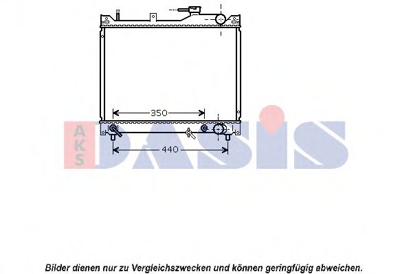 Imagine Radiator, racire motor AKS DASIS 320041N