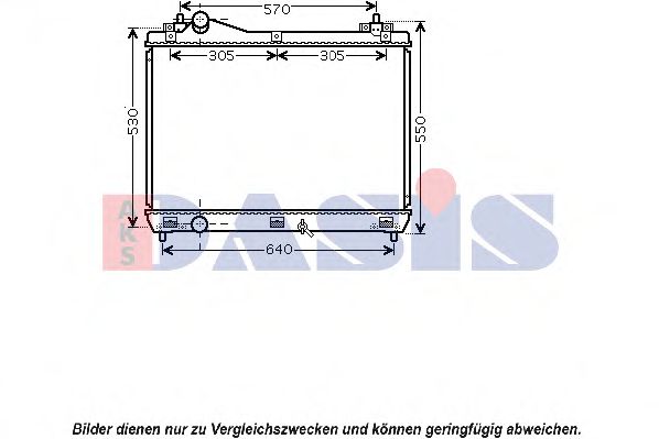 Imagine Radiator, racire motor AKS DASIS 320043N