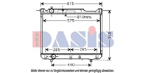 Imagine Radiator, racire motor AKS DASIS 320045N