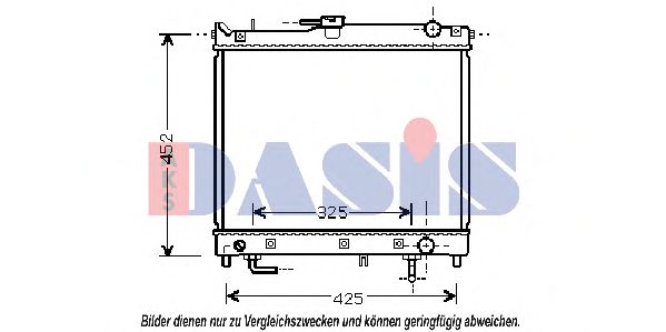 Imagine Radiator, racire motor AKS DASIS 320047N