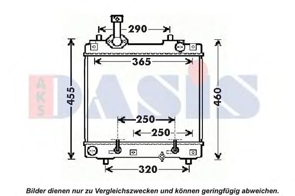 Imagine Radiator, racire motor AKS DASIS 320052N