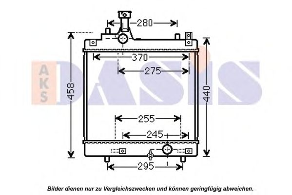 Imagine Radiator, racire motor AKS DASIS 320053N