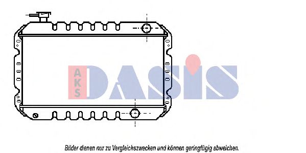 Imagine Radiator, racire motor AKS DASIS 320180N