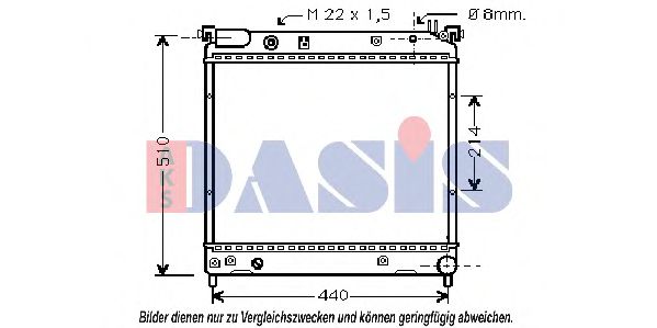 Imagine Radiator, racire motor AKS DASIS 320360N