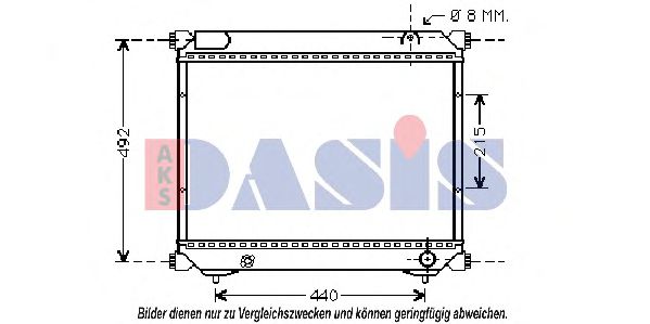 Imagine Radiator, racire motor AKS DASIS 322003N