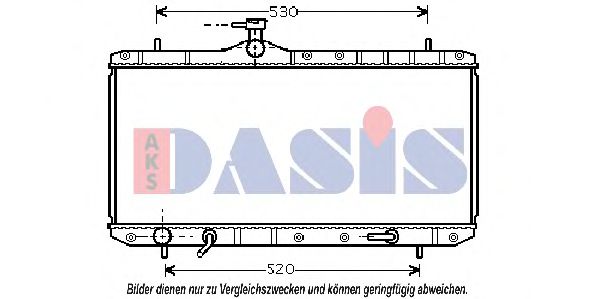 Imagine Radiator, racire motor AKS DASIS 322005N