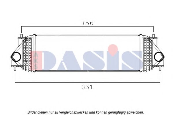 Imagine Intercooler, compresor AKS DASIS 327003N