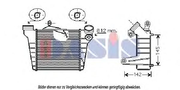 Imagine Intercooler, compresor AKS DASIS 337001N