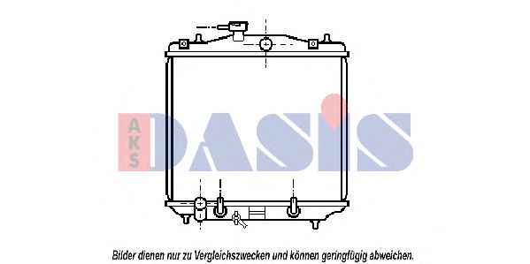 Imagine Radiator, racire motor AKS DASIS 350160N