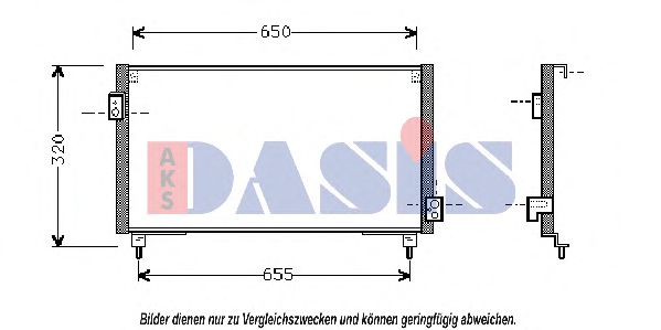 Imagine Condensator, climatizare AKS DASIS 352060N