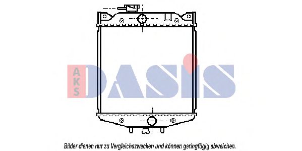 Imagine Radiator, racire motor AKS DASIS 360014N