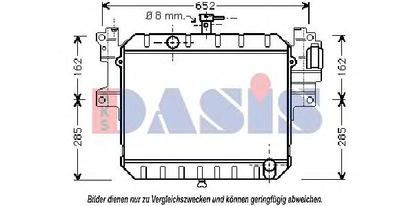 Imagine Radiator, racire motor AKS DASIS 360019N