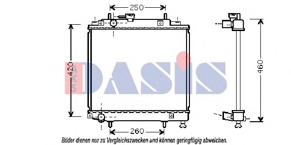 Imagine Radiator, racire motor AKS DASIS 360025N