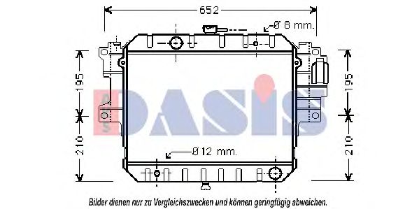 Imagine Radiator, racire motor AKS DASIS 360320N