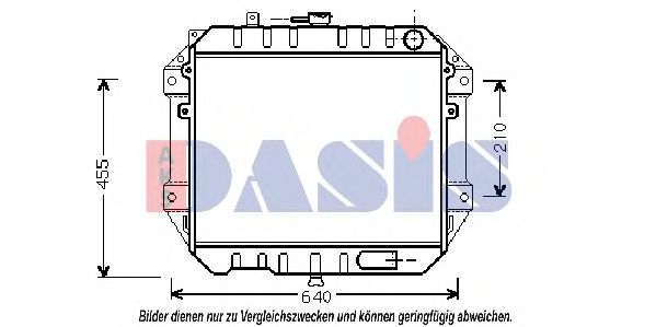 Imagine Radiator, racire motor AKS DASIS 360440N