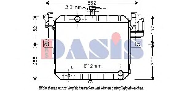 Imagine Radiator, racire motor AKS DASIS 360450N