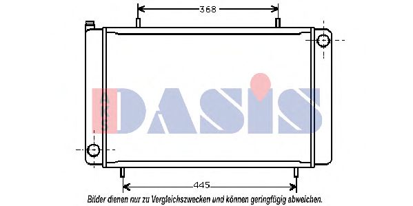 Imagine Radiator, racire motor AKS DASIS 370008N