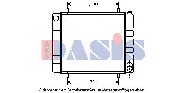 Imagine Radiator, racire motor AKS DASIS 370022N