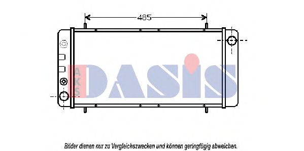 Imagine Radiator, racire motor AKS DASIS 370032N