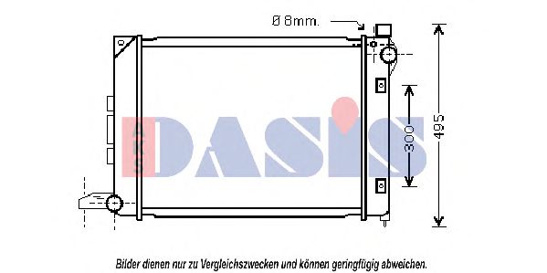 Imagine Radiator, racire motor AKS DASIS 370037N